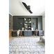 Atlas Lindsay 52 inch Matte Black Ceiling Fan, Atlas