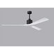 Atlas Nan XL 72 inch Matte Black with Matte White Blades Ceiling Fan