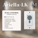 Atlas Ariella - LK 64 inch Matte Black with Matte White Blades Ceiling Fan