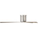 Atlas Eliza-H 56 inch Brushed Nickel with Gray Ash Tone Blades Ceiling Mount Paddle Fan, Atlas
