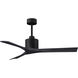 Atlas Nan 52 inch Matte Black Ceiling Fan