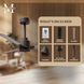 Atlas Alessandra 42 inch Textured Bronze with Gray Ash Blades Indoor/Outdoor Ceiling Fan