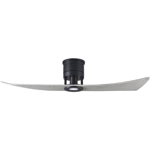Atlas Lindsay 52 inch Matte Black with Barnwood Tone Blades Ceiling Fan in Barn Wood, Atlas