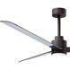 Atlas Alessandra-LK 56 inch Textured Bronze with Brushed Nickel Blades Indoor/Outdoor Ceiling Fan