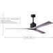 Atlas Nan XL 72 inch Matte Black with Matte White Blades Ceiling Fan