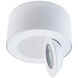 I Spy 1 Light 5 inch White Outdoor Flush Mount in 4000K