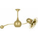 Matthews-Gerbar Brisa 2000 39 inch Brushed Brass Ceiling Fan, Matthews-Gerbar