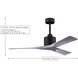 Atlas Nan 52 inch Matte Black Ceiling Fan