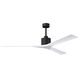 Atlas Nan XL 72 inch Matte Black with Matte White Blades Ceiling Fan