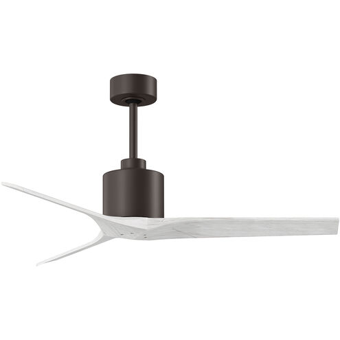 Atlas Mollywood 52 inch Textured Bronze with Matte White Blades Ceiling Fan, Atlas