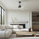 Atlas Mollywood 42 inch Textured Bronze with Matte White Blades Ceiling Fan, Atlas