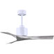Atlas Nan 42 inch Matte White with Barnwood Tone Blades Ceiling Fan in Barn Wood