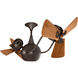 Matthews-Gerbar Vent-Bettina 44 inch Bronzette with Mahogany Blades Ceiling Fan, Matthews-Gerbar