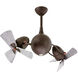 Atlas Acqua 39 inch Textured Bronze with Barnwood Tone Blades Ceiling Fan in Barn Wood