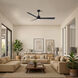 Atlas Alessandra - LK 56 inch Matte Black Ceiling Fan