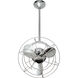 Matthews-Gerbar Bianca Direcional 13 inch Polished Chrome Directional Ceiling Fan, Matthews-Gerbar