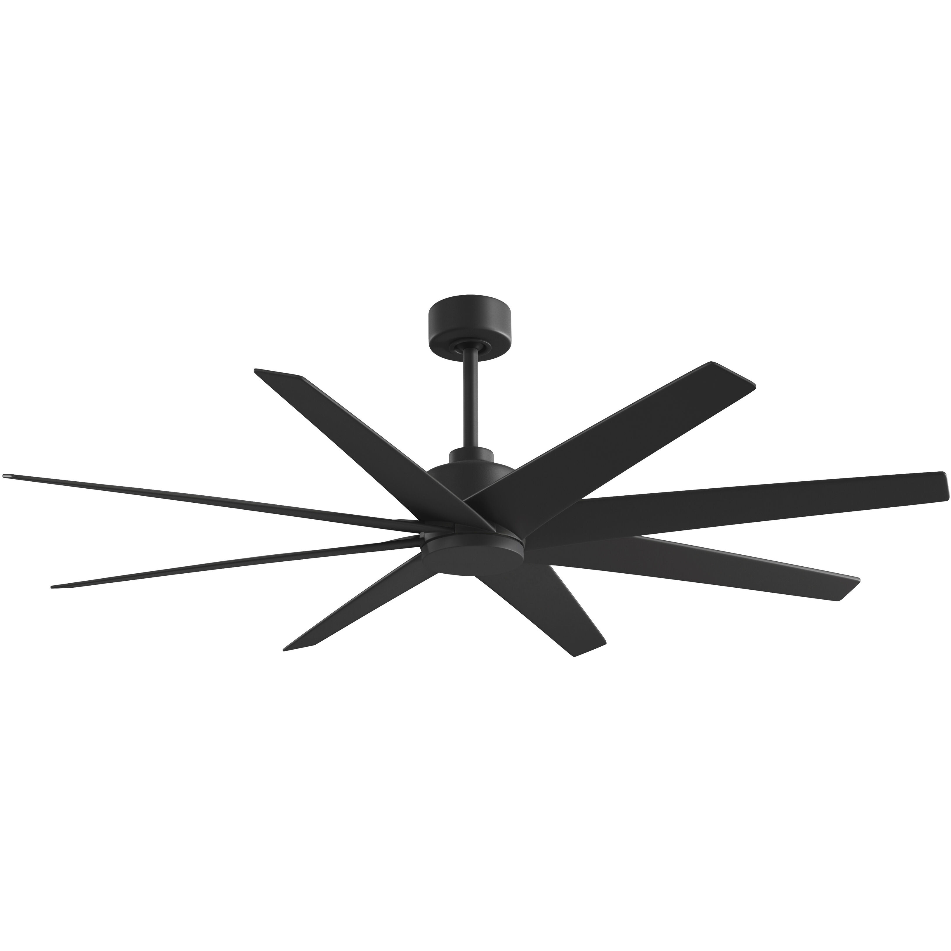 Atlas Ariella 64 inch Matte Black Ceiling Fan