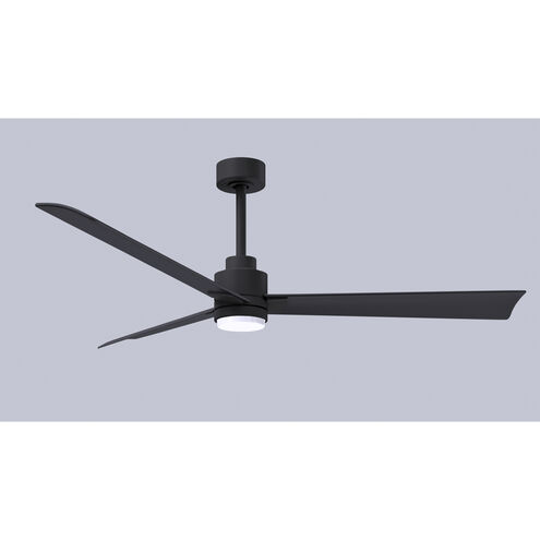 Atlas Alessandra-LK 56 inch Matte Black Indoor/Outdoor Ceiling Fan