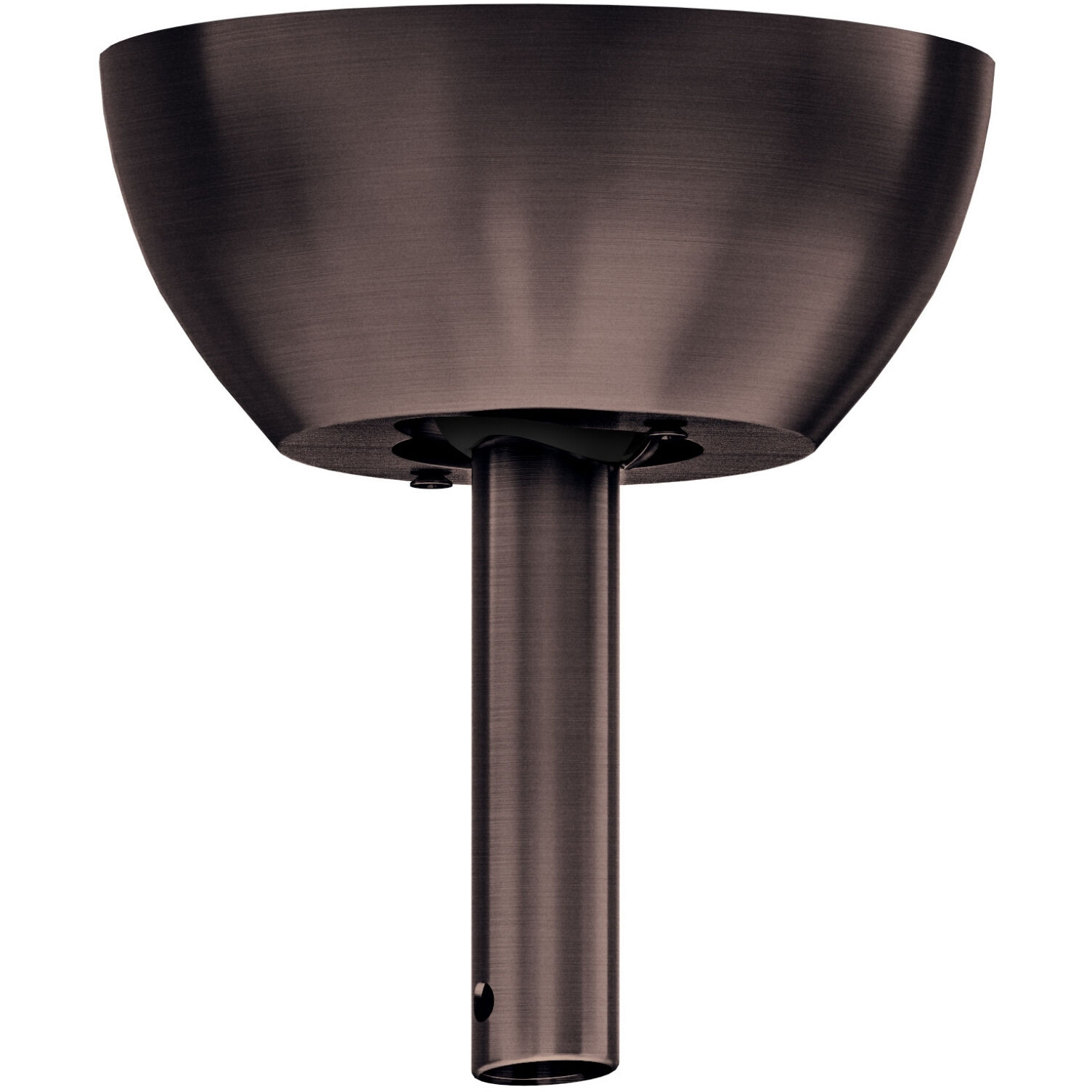 Atlas Brushed Bronze Fan Canopy, Cathedral Ceiling Mount