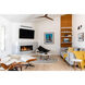 Atlas Eliza-H 56 inch Gloss White with Walnut Tone Blades Ceiling Mount Paddle Fan, Atlas