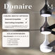 Atlas Donaire 52 inch Brushed Stainless with Brushed Bronze Blades Paddle Fan, Coastal Wet Rated