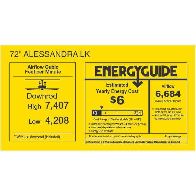 Atlas Alessandra - LK 72 inch Textured Bronze with Brushed Nickel Blades Ceiling Fan