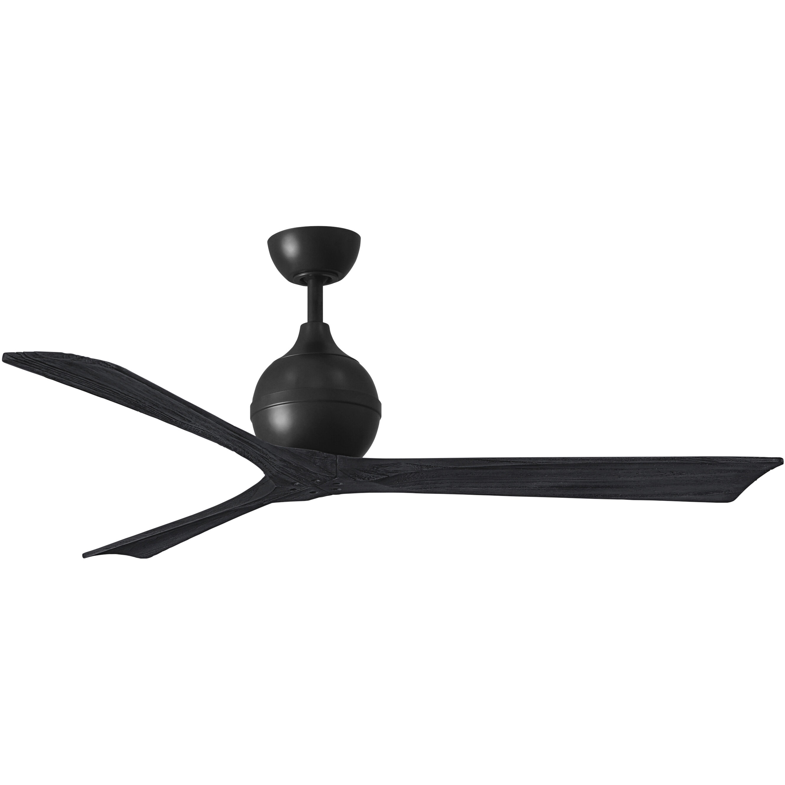 Atlas Irene-3 60 inch Matte Black Paddle Fan, Atlas