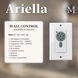 Atlas Ariella 64 inch Matte White with Matte Black Blades Ceiling Fan