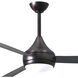 Atlas Donaire 52 inch Brushed Bronze with Silver Tone Blades Outdoor Ceiling Fan, Coastal Wet Rated