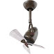 Atlas Diane 16 inch Textured Bronze with Barnwood Tone Blades Ceiling Fan in Barn Wood