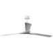 Atlas Nan XL 72 inch Matte White with Barnwood Tone Blades Ceiling Fan in Barn Wood