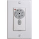 Atlas Irene-3HLK 60 inch Brushed Nickel with Matte White Blades Ceiling Fan, Flush Mounted