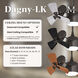 Atlas Dagny - LK 16 inch Brushed Nickel with Mahogany Tone Blades Rotational Ceiling Fan, Atlas