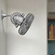 Atlas Kaye 17.5 inch Brushed Nickel Oscillating Wall Fan, Atlas