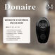 Atlas Donaire 52 inch Brushed Stainless with Brushed Bronze Blades Paddle Fan, Coastal Wet Rated