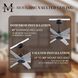Atlas Ariella 64 inch Matte Black with Barn Wood Tone Blades Ceiling Fan