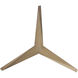 Atlas Eliza-H 56 inch Brushed Nickel with Gray Ash Tone Blades Ceiling Mount Paddle Fan, Atlas