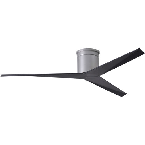 Atlas Eliza-H 56 inch Brushed Nickel with Matte Black Blades Ceiling Mount Paddle Fan, Atlas