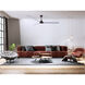 Atlas Alessandra-LK 56 inch Textured Bronze with Brushed Nickel Blades Indoor/Outdoor Ceiling Fan