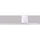 Atlas Eliza-H 56 inch Gloss White Ceiling Mount Paddle Fan, Atlas