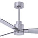 Atlas Alessandra 42 inch Brushed Nickel Indoor/Outdoor Ceiling Fan