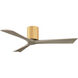Atlas Irene-3H 52 inch Gray Ash with Light Maple Blades Ceiling Fan