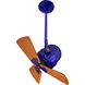 Matthews-Gerbar Bianca Direcional 16 inch Blue with Mahogany Blades Ceiling Fan