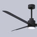 Atlas Alessandra-LK 56 inch Matte Black Indoor/Outdoor Ceiling Fan