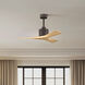 Atlas Nan 42 inch Textured Bronze with Light Maple Tone Blades Ceiling Fan