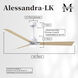 Atlas Alessandra - LK 56 inch Matte White with Light Maple Tone Blades Ceiling Fan