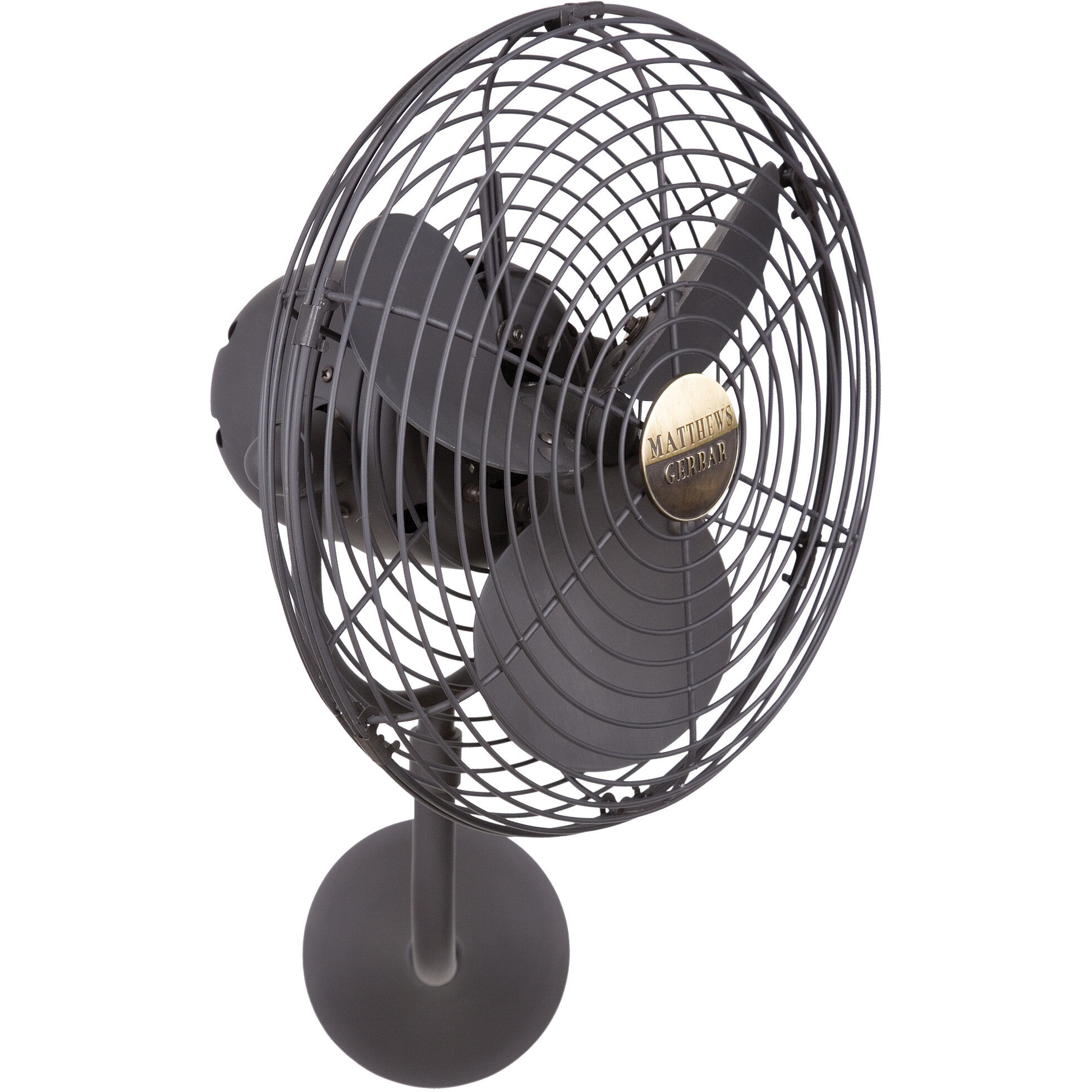 Matthews-Gerbar Michelle Parede 20 inch Bronzette Directional Wall Fan, Matthews-Gerbar