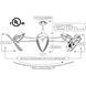 Matthews-Gerbar Ar Ruthiane 48 inch Polished Chrome with Mahogany Blades Ceiling Fan, Matthews-Gerbar