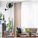 Atlas Melody 20 inch Matte Black Wall Fan, Atlas