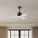 Atlas Nan 42 inch Textured Bronze with Matte White Blades Ceiling Fan